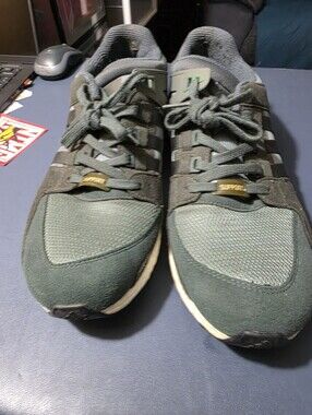 adidas EQT Support Olive Green Support Lace-Up Sneakers Size 10.5m.